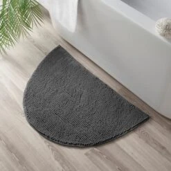 Mini Bobble Semi Circle Bath Mat -Habitat Store 30867968