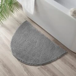 Mini Bobble Semi Circle Bath Mat -Habitat Store 30867972