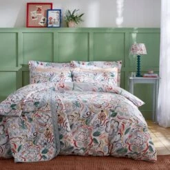 Heart And Soul Ayva Floral Duvet Cover & Pillowcase Set 37 Heart And Soul Ayva Floral Duvet Cover & Pillowcase Set -Habitat Store 30868276
