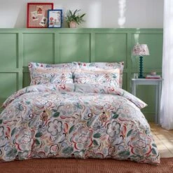 Heart And Soul Ayva Floral Duvet Cover & Pillowcase Set 24 Heart And Soul Ayva Floral Duvet Cover & Pillowcase Set -Habitat Store 30868278 alt02
