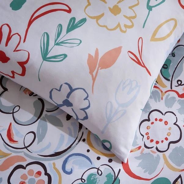 Heart And Soul Ayva Floral Duvet Cover & Pillowcase Set 7 Heart And Soul Ayva Floral Duvet Cover & Pillowcase Set - Image 5