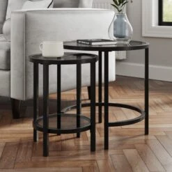 Sofia Glass Nest Of Tables -Habitat Store 30868716