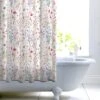 Watercolour Floral Shower Curtain 1 Watercolour Floral Shower Curtain -Habitat Store 30868764