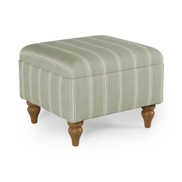 Oswald Stripe Storage Footstool 8 Oswald Stripe Storage Footstool - Image 6
