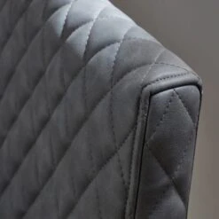 Montreal Corner Dining Bench, Grey Faux Leather -Habitat Store 30868842 alt04