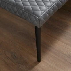 Montreal Corner Dining Bench, Grey Faux Leather -Habitat Store 30868842 alt05