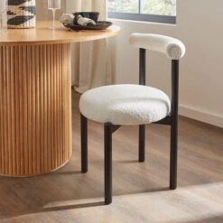 Violeta Dining Chair, Boucle -Habitat Store 30869593 alt01