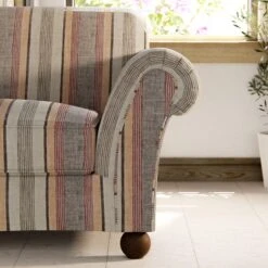 Angus Striped Linen Snuggle Chair 26 Angus Striped Linen Snuggle Chair -Habitat Store 30869753 alt04