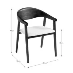 Oskar Dining Chair, Boucle 35 Oskar Dining Chair, Boucle -Habitat Store 30869850 alt09