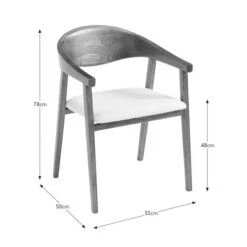 Oskar Dining Chair, Boucle 28 Oskar Dining Chair, Boucle -Habitat Store 30869852 alt09