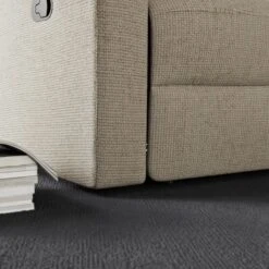 Taylor Chunky Chenille Manual Recliner 3 Seater Sofa, Dark Natural -Habitat Store 30869880 alt03