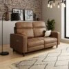 Zoe Faux Leather Power Recliner 3 Seater Sofa, Mocha -Habitat Store 30869976