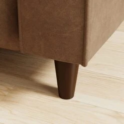 Zoe Faux Leather Power Recliner 3 Seater Sofa, Mocha -Habitat Store 30869976 alt05