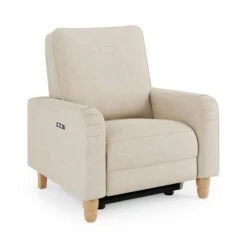 Beatrice Luna Fabric Power Recliner Armchair, Natural -Habitat Store 30869982 alt06