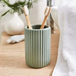 Ceramic Ribbed Tumbler -Habitat Store 30870195