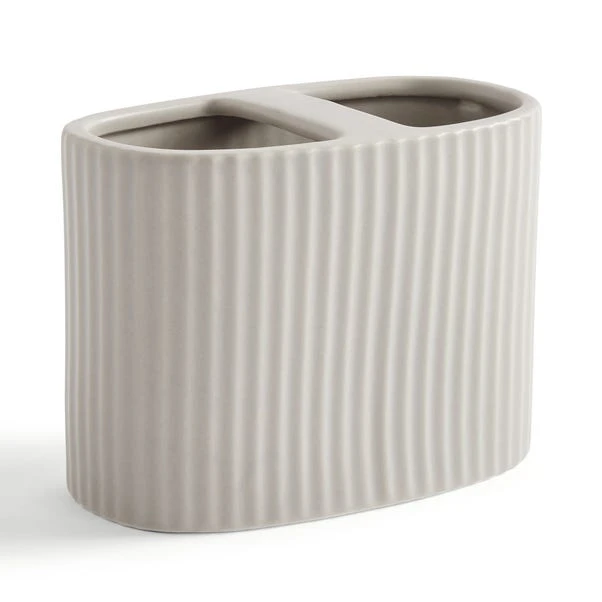 Ceramic Ribbed Electric Toothbrush Holder 9 Ceramic Ribbed Electric Toothbrush Holder - Image 7
