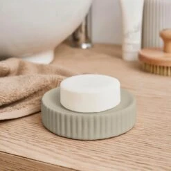 Ceramic Ribbed Soap Dish -Habitat Store 30870202