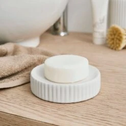 Ceramic Ribbed Soap Dish -Habitat Store 30870207 alt02