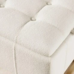 Holland Tray Table Ottoman, Ivory Sherpa -Habitat Store 30870372 alt02