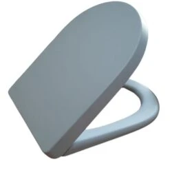 Thermoplast Dove Grey Soft Close D Shape Toilet Seat -Habitat Store 30870602 alt03