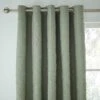 Filey Leaf Blackout Eyelet Curtains 1 Filey Leaf Blackout Eyelet Curtains -Habitat Store 30871284