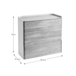 Reggie 3 Drawer Chest, Oak Effect -Habitat Store 30871518 alt09