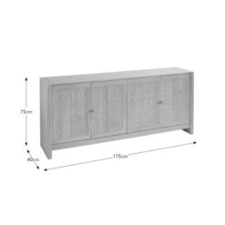 Theodore Extra Wide Sideboard, Mango Wood 26 Theodore Extra Wide Sideboard, Mango Wood -Habitat Store 30872687 alt09