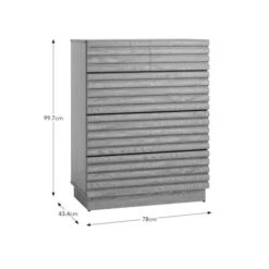 Dax 5 Drawer Chest 17 Dax 5 Drawer Chest -Habitat Store 30872703 alt09