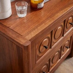 Theodore 2 Drawer Wide Bedside Table, Mango Wood -Habitat Store 30872715 alt03