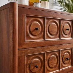 Theodore 2 Drawer Wide Bedside Table, Mango Wood -Habitat Store 30872715 alt05