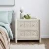 Theodore 2 Drawer Wide Bedside Table, Mango Wood -Habitat Store 30872717