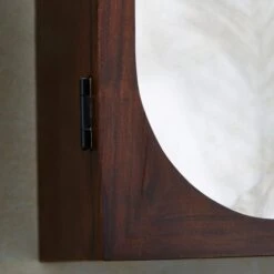 Elias Wall Cabinet, Acacia Wood, Mirror And Reeded Glass 10 Elias Wall Cabinet, Acacia Wood, Mirror And Reeded Glass -Habitat Store 30873171 alt03