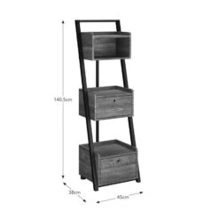 Fulton Bathroom Ladder Shelf, Pine Effect -Habitat Store 30873186 alt09