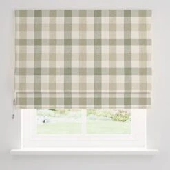 Large Check Daylight Roman Blind -Habitat Store 30873259 alt03