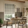 Large Check Daylight Roman Blind -Habitat Store 30873263
