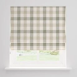 Large Check Daylight Roman Blind -Habitat Store 30873263 alt02