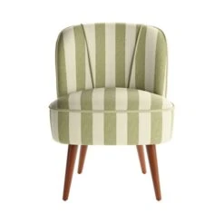 Elsie Striped Fabric Cocktail Chair 32 Elsie Striped Fabric Cocktail Chair -Habitat Store 30873303 alt06