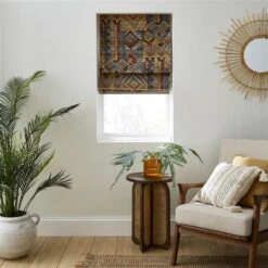 Evander Red Roman Blind -Habitat Store 30873436