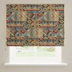 Evander Red Roman Blind -Habitat Store 30873439 alt03
