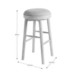 Adora Bar Stool, Mango Wood -Habitat Store 30873963 alt09