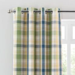 Kempton Check Eyelet Curtains 36 Kempton Check Eyelet Curtains -Habitat Store 30874256