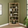 Hardy Corner Bookcase, Oak Effect 1 Hardy Corner Bookcase, Oak Effect -Habitat Store 30874522