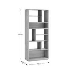Hardy Slim Bookcase, Oak Effect -Habitat Store 30874523 alt09
