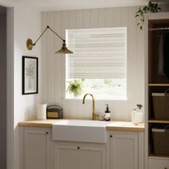 Semi Sheer Durbury Natural Roller Blind 37 Semi Sheer Durbury Natural Roller Blind -Habitat Store 30874612