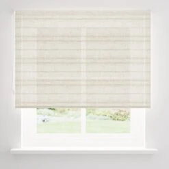 Semi Sheer Durbury Natural Roller Blind 25 Semi Sheer Durbury Natural Roller Blind -Habitat Store 30874615 alt03