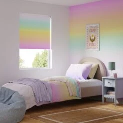 Rainbow Ombre Twist Safe Blackout Roller Blind -Habitat Store 30874653