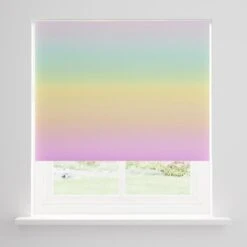 Rainbow Ombre Twist Safe Blackout Roller Blind -Habitat Store 30874653 alt02