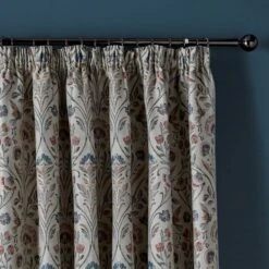 Antoinette Jacquard Pencil Pleat Curtains -Habitat Store 30875175
