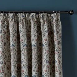 Antoinette Jacquard Pencil Pleat Curtains -Habitat Store 30875237