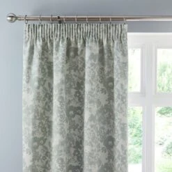 Sofia Floral Pencil Pleat Curtains -Habitat Store 30875659